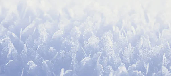 抽象的な冬の背景霜氷の季節 — ストック写真