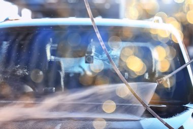 Araba yıkama arkaplansız sıçrama, otomatik servis