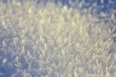 Soyut kış arka planında mevsimlik donmuş buz kar mevsimi