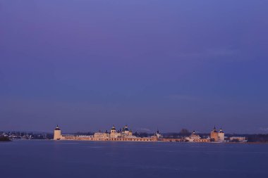 manzara manastırı Vologda Ferapontovo Kirillov, Rusya 'nın kuzeyi