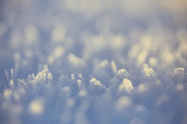 Abstracto Invierno Fondo Hoarfrost Heladas Hielo Nieve Estacional — Foto de Stock