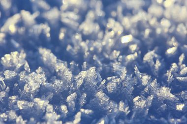 Soyut kış arka planında mevsimlik donmuş buz kar mevsimi