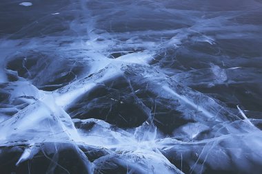 Buzun dokusu hava baloncukları gaz hidrojen sülfür kış arka planında