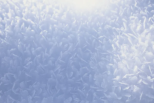 Abstracto Invierno Fondo Hoarfrost Heladas Hielo Nieve Estacional — Foto de Stock