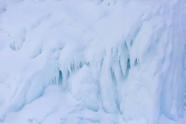 Éclaboussures Glace Rochers Baikal Vue Abstraite Hiver — Photo