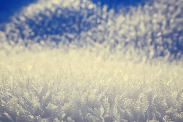 Abstract Winter Background Hoarfrost Frost Ice Snow Seasonal — Stock Photo, Image