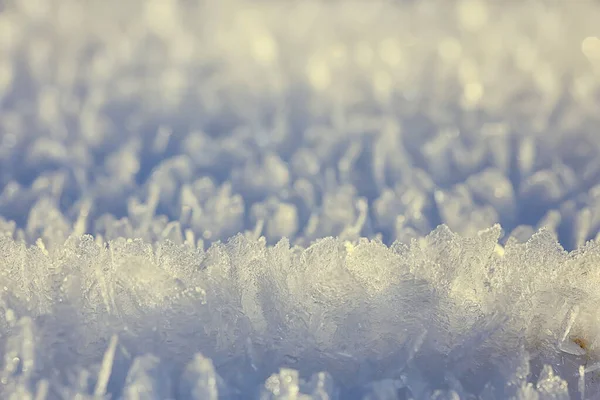 Abstract Winter Background Hoarfrost Frost Ice Snow Seasonal — Stock Photo, Image