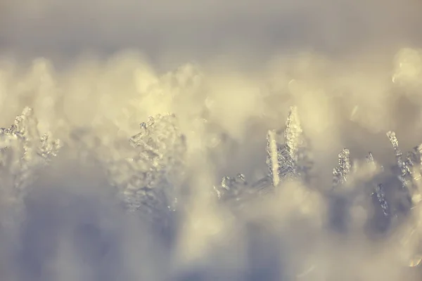 Abstrait Hiver Fond Givre Givre Glace Neige Saisonnière — Photo