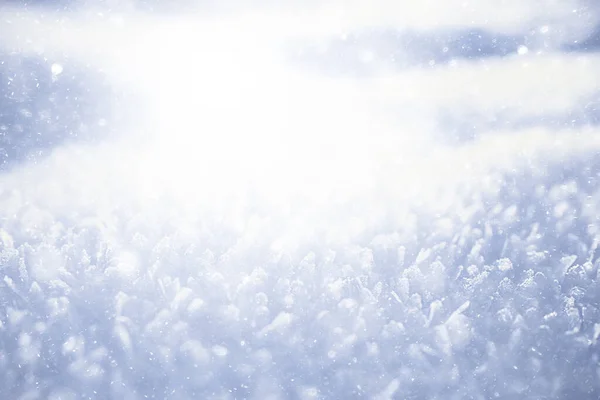 Abstracto Invierno Fondo Hoarfrost Heladas Hielo Nieve Estacional —  Fotos de Stock
