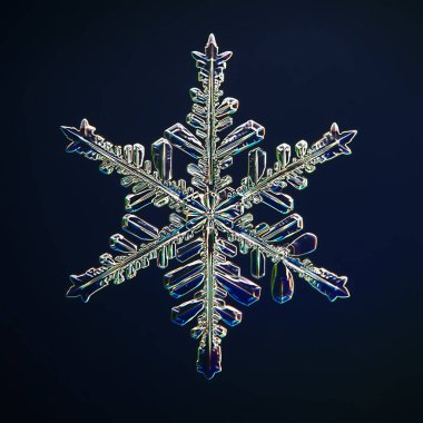 Kar taneleri kristal makro, fotoğraf doğal nesne, kış tasarımı