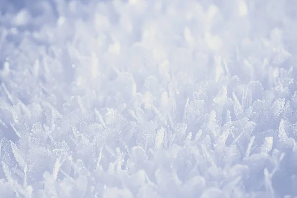 Abstract Winter Background Hoarfrost Frost Ice Snow Seasonal — Stock Photo, Image