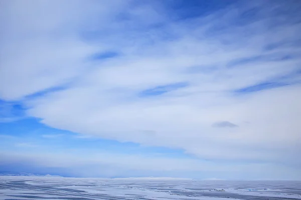 Winter Landscape Olkhon Island Lake Baikal Travel Russia — Stock Photo, Image