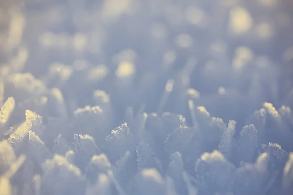 Astratto Inverno Sfondo Hoarfrost Gelo Ghiaccio Neve Stagionale — Foto Stock