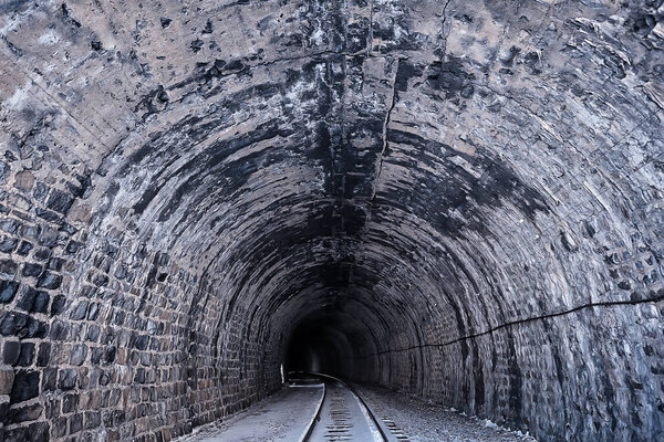 tunnel railway road arch architecture darkness light