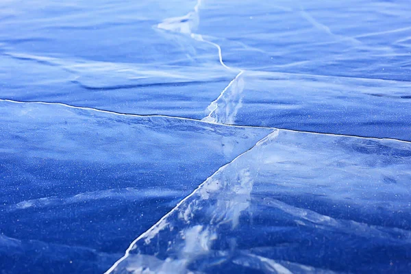 Кусок Льда Байкал Льду Природа Зимний Сезон Кристально Чистой Воды — стоковое фото