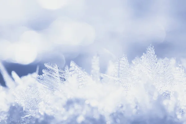 Abstracto Invierno Fondo Hoarfrost Heladas Hielo Nieve Estacional — Foto de Stock