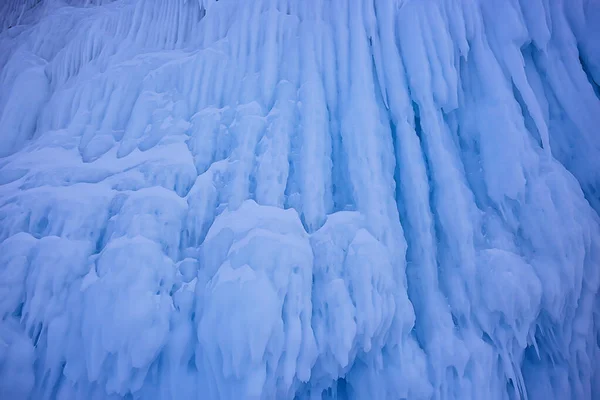 Stropi Gheață Roci Baikal Vedere Abstractă Iarnă — Fotografie, imagine de stoc