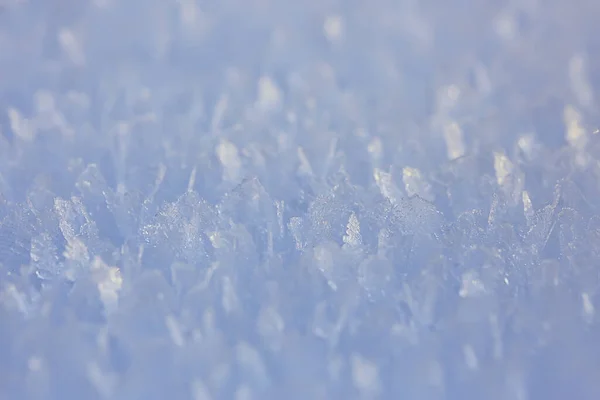 Abstract Winter Background Hoarfrost Frost Ice Snow Seasonal — Stock Photo, Image