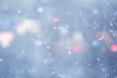 Soyut kar yağışı kış mevsimsel karı örtüyor