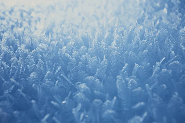 Абстрактный Зимний Фон Иней Ледяной Снег Сезонный — стоковое фото