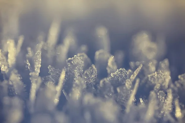 Fundo Abstrato Inverno Geada Gelo Gelo Neve Sazonal — Fotografia de Stock