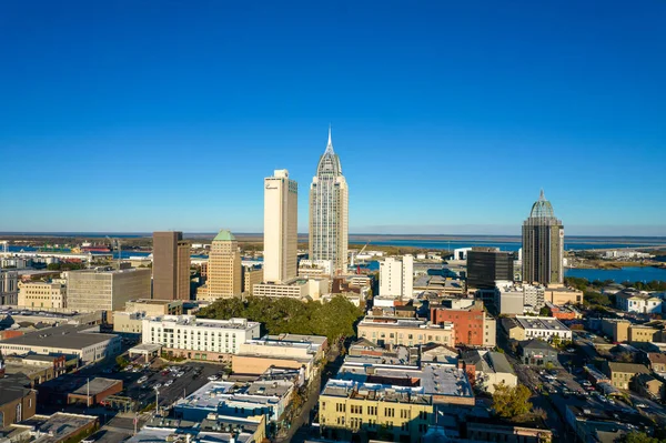 Downtown Mobile Alabama Novembro 2021 — Fotografia de Stock