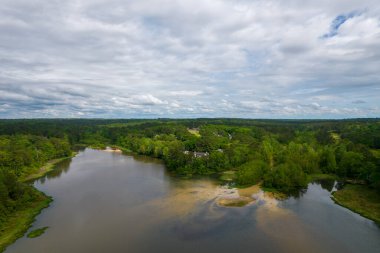 Lake Forest Daphne, Alabama, havadan görünümü 