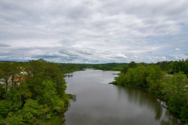 Lake Forest Daphne, Alabama, havadan görünümü 