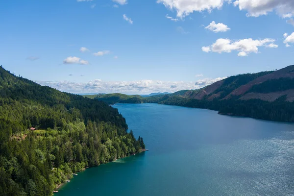 Lake Cushman Und Die Olympischen Berge Des Bundesstaates Washington Juni — Stockfoto