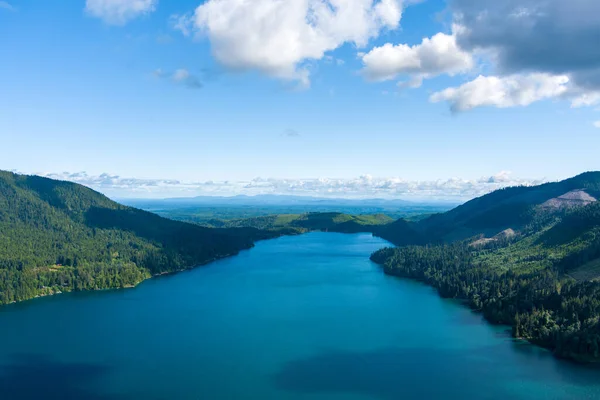 Lake Cushman Und Die Olympischen Berge Des Bundesstaates Washington Juni — Stockfoto