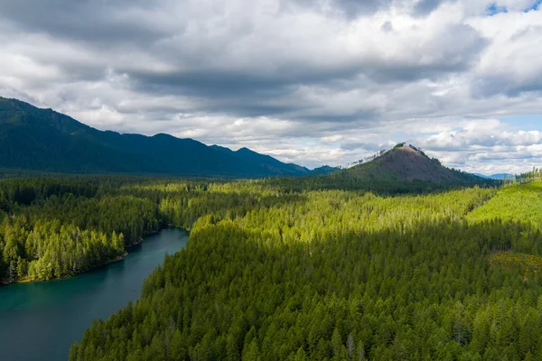 Lago Cushman Las Montañas Olímpicas Del Estado Washington Junio 2022 —  Fotos de Stock