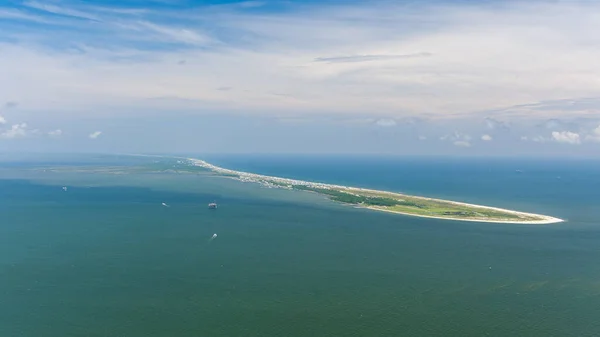 Aerial View Fort Morgan Alabama Mouth Mobile Bay July 2022 — Foto de Stock