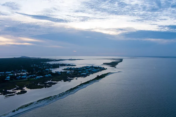 Dauphin Island Alabama Sunset August 2022 — 图库照片