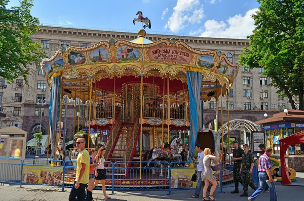 Colorful carousel — Stock Photo, Image