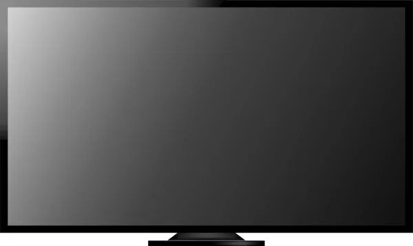 高精細テレビ画面の現実的なベクトル図 — ストックベクタ