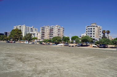 Beach, limassol, Kıbrıs.