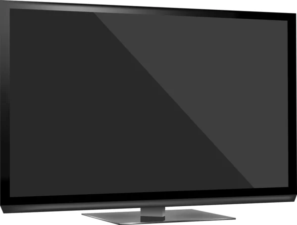 Telewizor z płaskim ekranem — Wektor stockowy