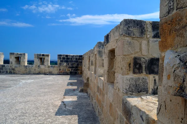 Castillo de Kolossi, importante fortaleza estratégica de Chipre medieval — Foto de Stock