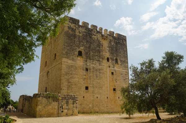 Hrad Kolossi, strategické důležité pevnosti středověké Kypru — Stock fotografie