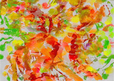 Soyut suluboya arka plan. Renkli sıçramalar ve fırça darbeleri