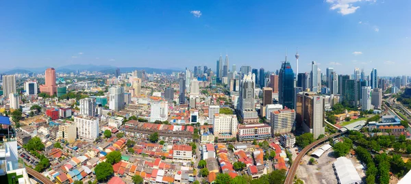 Kuala Lumpur Malajzia 2019 Március Panorámás Légi Kilátás Egy Modern — Stock Fotó