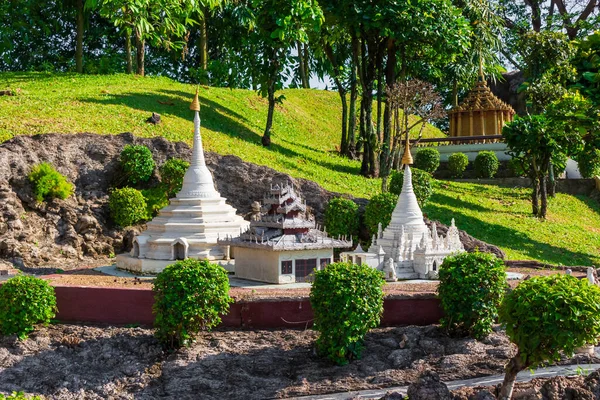 Ciudad Pattaya Provincia Chonburi Tailandia Marzo 2018 Réplica Wat Phrathat — Foto de Stock