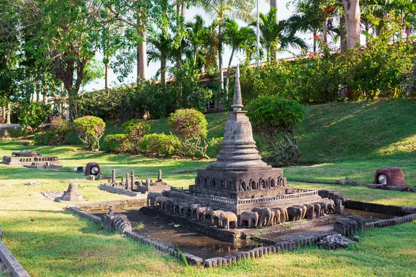 Ciudad Pattaya Provincia Chonburi Tailandia Marzo 2018 Réplica Del Templo —  Fotos de Stock