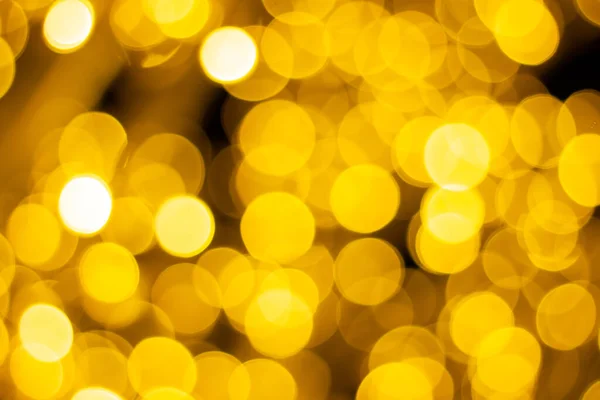 Golden Bokeh Background Concept Christmas Happy New Year Festive Abstract — Fotografia de Stock