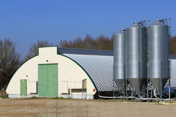 Shed for poultry farm — Stock Photo, Image