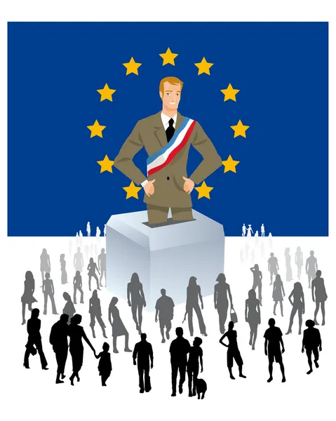 Європейський вибори — стоковий вектор