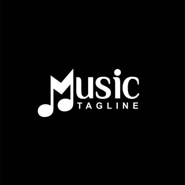 Müzik harfi logosu, müzik logosu tasarımı
