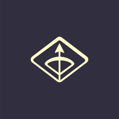 Modern konsepte sahip Archer logosu