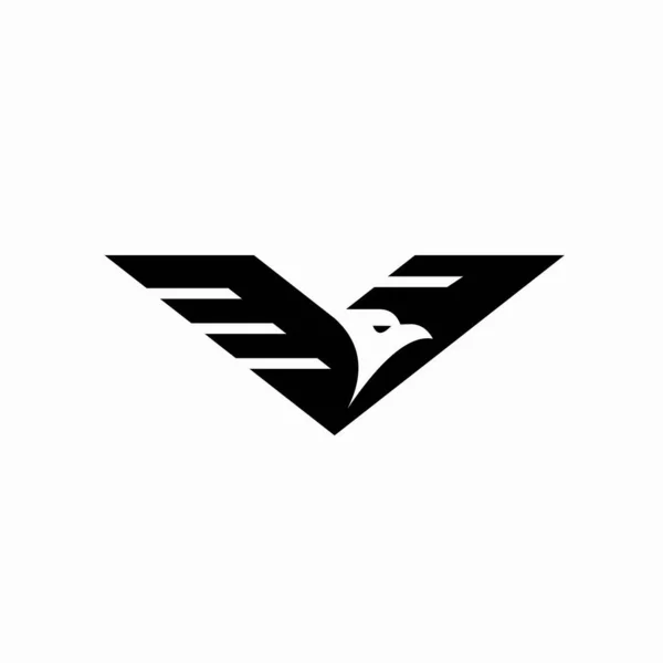 Condor Bird Logo Con Concetto Moderno — Vettoriale Stock