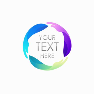 El logosu konsept, üçlü el logosu